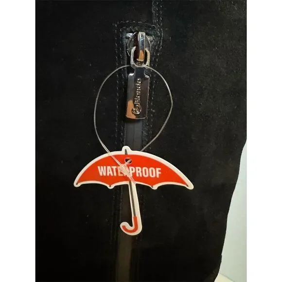 Blondo Women's Waterproof Knee High Western Boots Black Size 7.5 - Picture 6 of 8